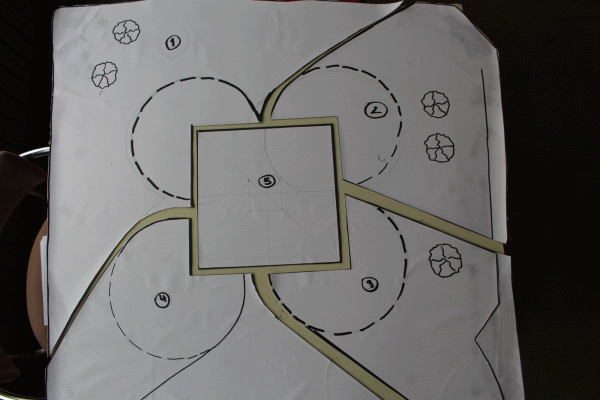 Spielplatz Flächen Aufteilung