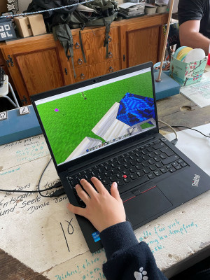 Gaming Werkstatt: erste Ideen entstehen in Minetest